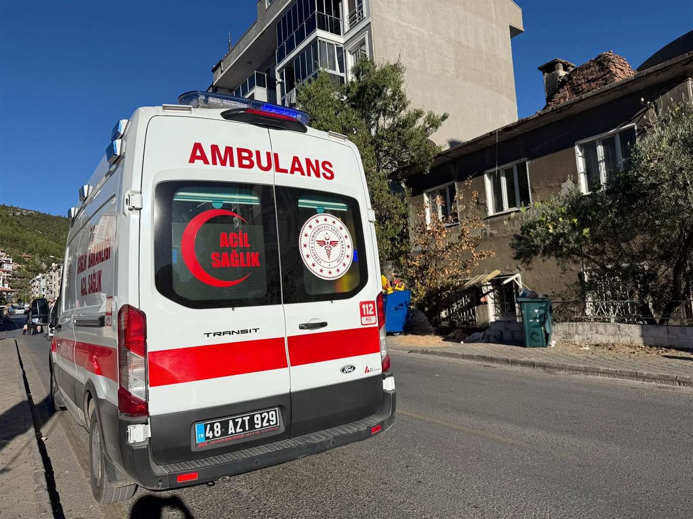Menteşe'de otomobil yayaya çarptı haberi